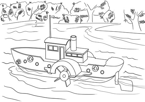 River Coloring Pages To Download And Print For Free