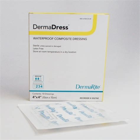 Dermarite Dermadress™ Waterproof Composite Wound Dressing Home Care