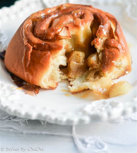 Caramel Apple Cinnamon Rolls Bakes By Chichi