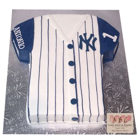 1637 New York Yankees Jersey Abc Cake Shop And Bakery