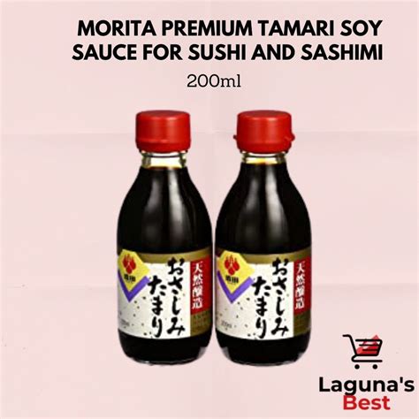 Morita Premium Tamari Soy Sauce For Sushi And Sashimi Ml Shopee