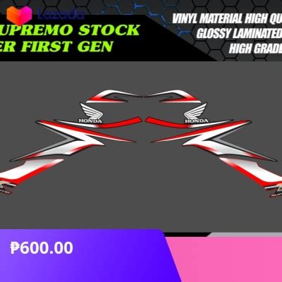 TMX Supremo Stock Decal Set Gen1