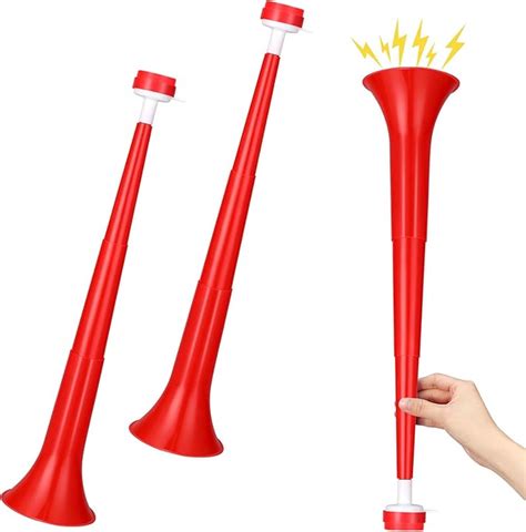 Amazon GCQJOQ 2 Pcs Stadium Horn 21 Inch Vuvuzela Plastic