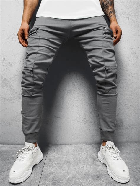 Pantal N Jogger De Hombre Gris Ozonee O Z Ozonee