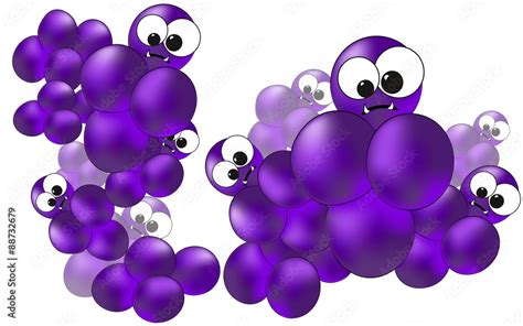 Vecteur Stock MRSA Staphylococcus Aureus Cartoon Adobe Stock