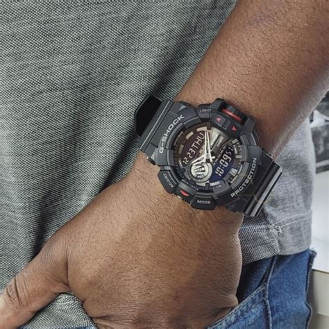 Rel Gio Casio G Shock Masculino Anadigi Preto Ga Bdr Em Promo O