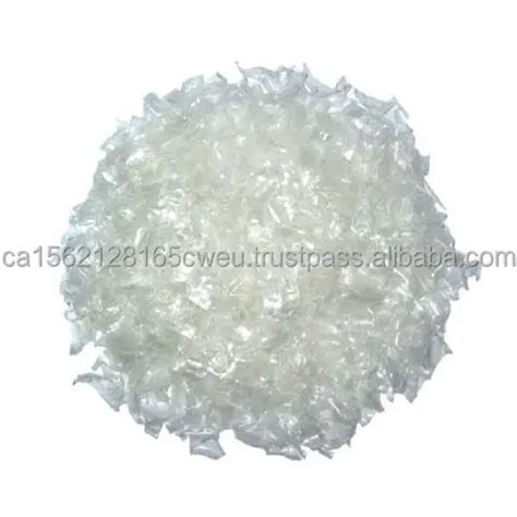 Fiber Grade Pet Flakes Polyethylene Terephthalate Plastic Granules Raw