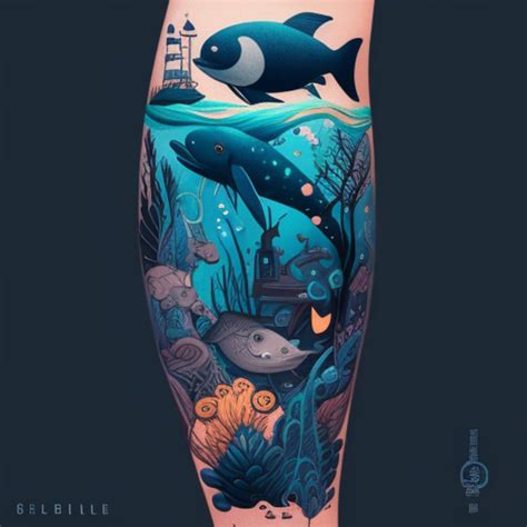 59 Ocean Tattoo Ideas For Women