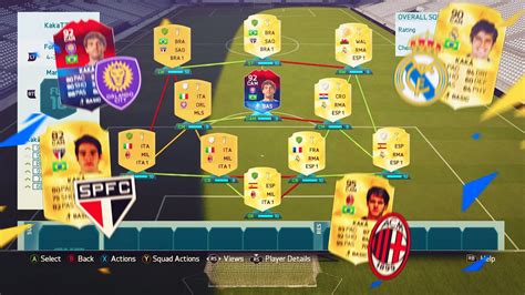 KAKÁ THROUGH THE YEARS SQUAD BUILDER w 92 RATED CLASSIC iMOTM HERO