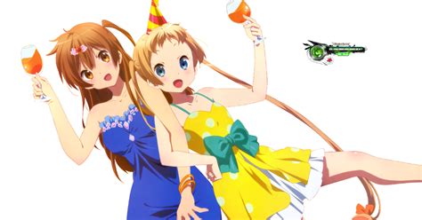 Chuu Byouu Shinka Nibutani Sanae Dekomori Hyper Cute Party Hd Render Ors Anime Renders