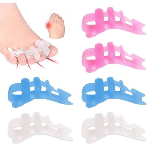 Paires Separateur Orteil Orthese Hallux Valgus Pour Tous Les Orteils