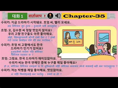 EPS TOPIK Chapter 35 Korean Nepali Listening Book