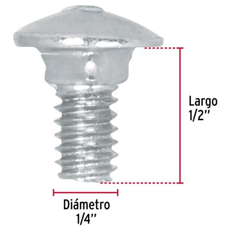 Tornillo Tipo Coche 14 X 12 Bolsa Con 150 Piezas Fiero