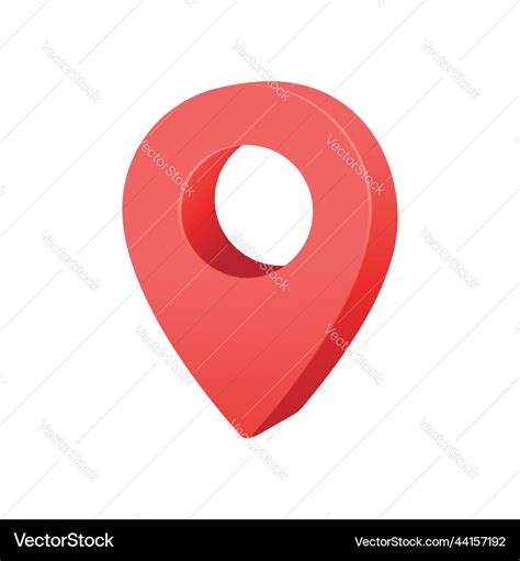 You are here map icon navigation arrow Royalty Free Vector