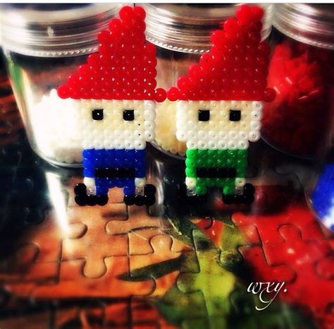 Gnome Friends By Smallmoon Wxy Hama Beads Design Melting Beads