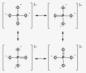 Phosphate Ion Resonance Structures, HD Png Download , Transparent Png Image - PNGitem