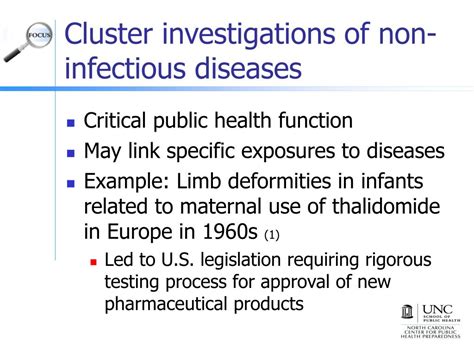 Ppt Cluster Investigations Of Non Infectious Health Events Powerpoint