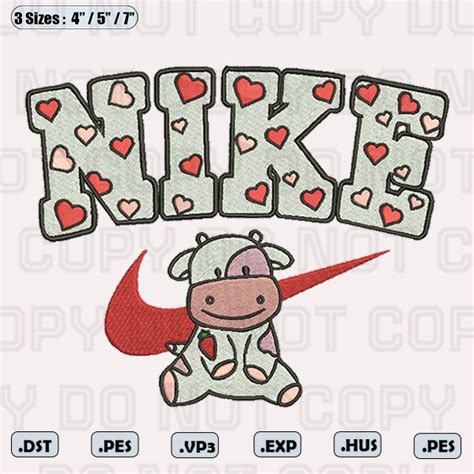 Nike Cute Dairy Cow Embroidery Designs Embroidery Designs N Inspire Uplift