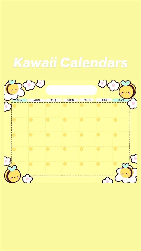 Kawaii Calendars | Calendars, organizers & planners, Kawaii design ...