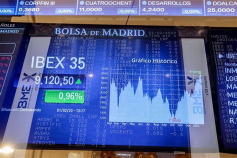 Economía Bolsa El Ibex cae un 0 43 en la media sesión y pierde los 9