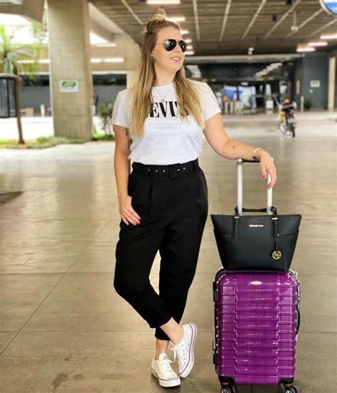 Look Para Viajar De Avião A Noite - Aprenda a montar looks para viajar de avião do jeito certo | Look para ...