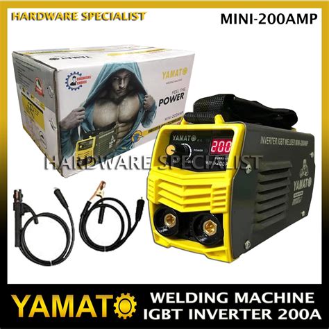 Yamato Welding Machine IGBT Inverter MINI 200Amp Shopee Philippines