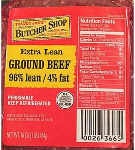 31 Ground Beef Nutrition Label Labels Database 2020