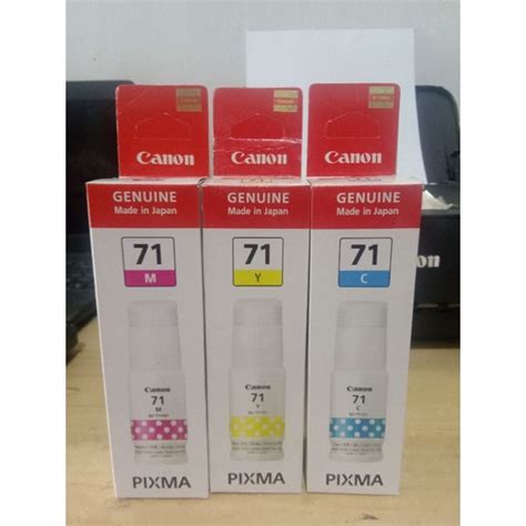 Jual Tinta Canon Gi 71 Color Tipe Printer G 1020 G 3021 G3060 G 2020