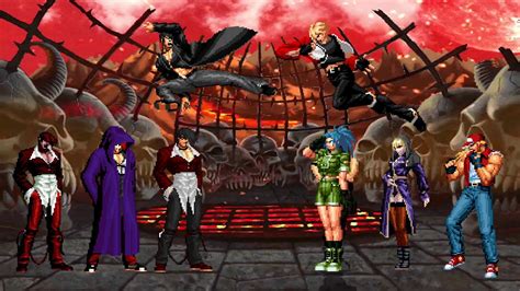 Kof Mugen Iori Yagami Team Vs Random Team Youtube