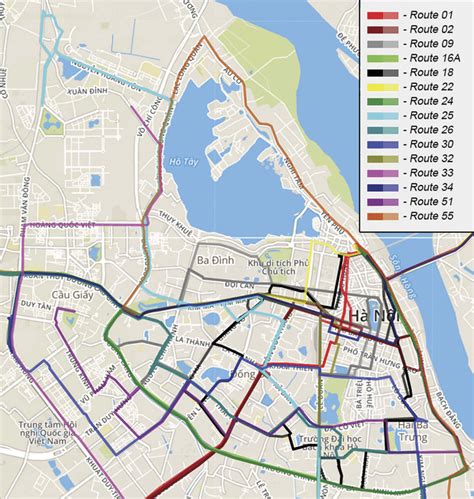 Map of bus routes for data collection. | Download Scientific Diagram