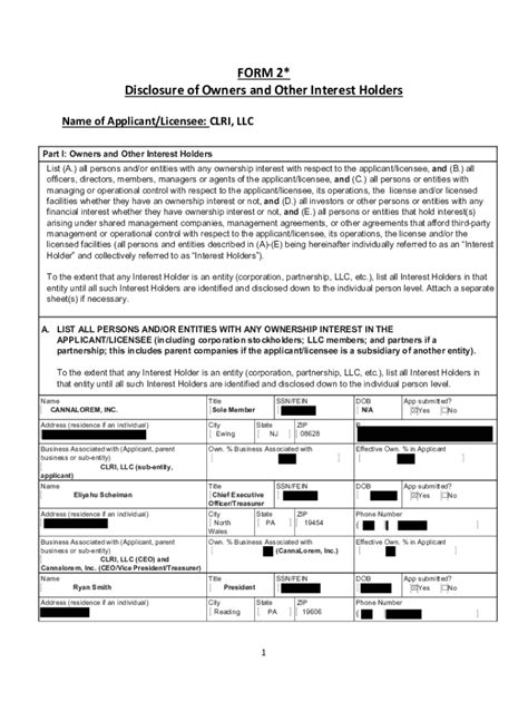 Fillable Online Dbr Ri Pdffiller Form Disclosureget