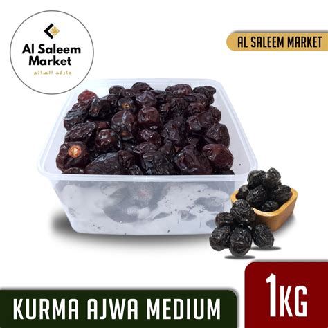 Jual Kurma Ajwa Medium 1 Kg Kurma Ukuran Sedang Kurma Nabi 1kg