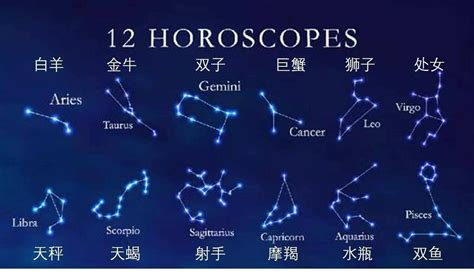 十二星座星圖 十二星座星系圖 神拓網