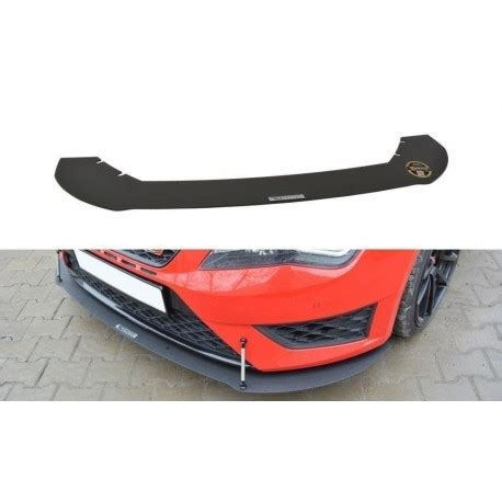 SPORT LAME DU PARE CHOCS AVANT SEAT LEON III CUPRA FR MAXTON DESIGN