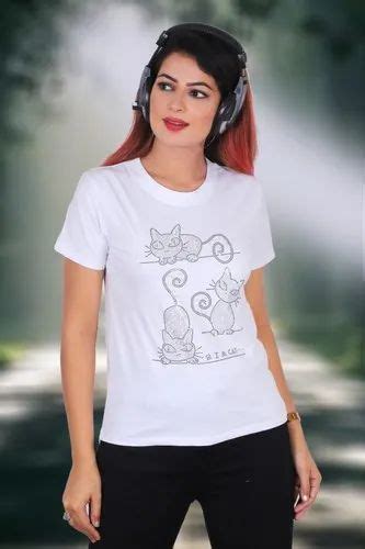 White Casual Wear Women Fancy T Shirt Size Free Size At Rs 265 Piece