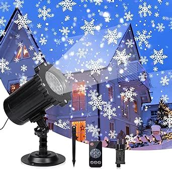 Proyector Navidad Exterior Led Proyector De Copo De Nieve Para