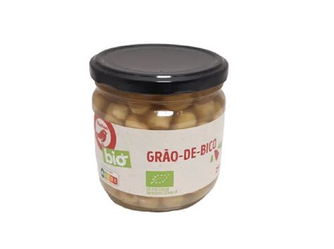 Grão Auchan De Bico Bio Cozido 290g AUCHAN BIO Nutripédia