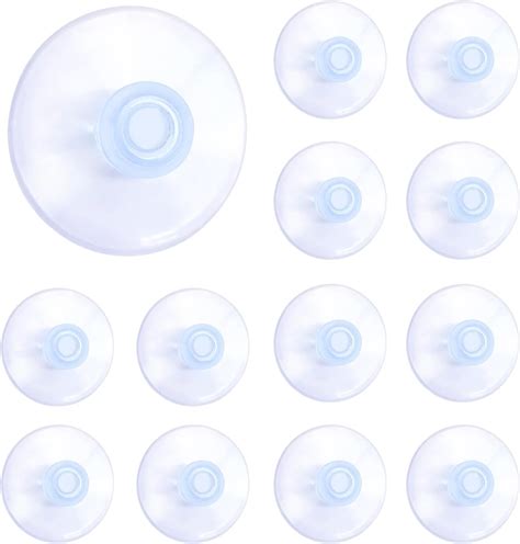 Amazon 6Pcs Screw Suction Cup Glass Suction Pads 41mm Clear PVC