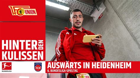 Hinter den Kulissen I Auswärts in Heidenheim I 1 FC Union Berlin YouTube