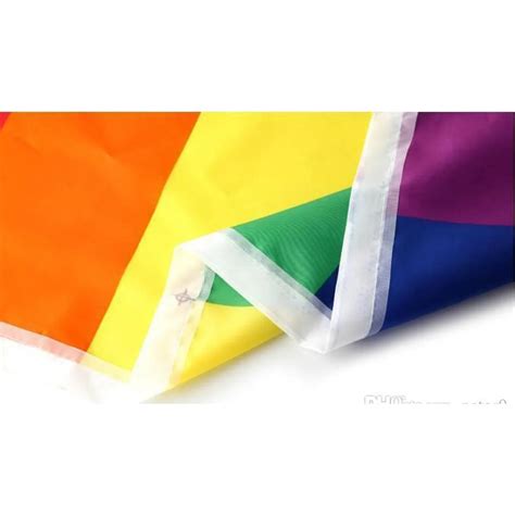 Bandera De Arco Iris 3x5ft 90x150cm Lesbiana Pride Polyester Flag Lgbt