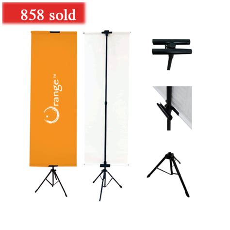 Ready Stock🔥 Tripod Banner Stand Bunting Stand Double Sided