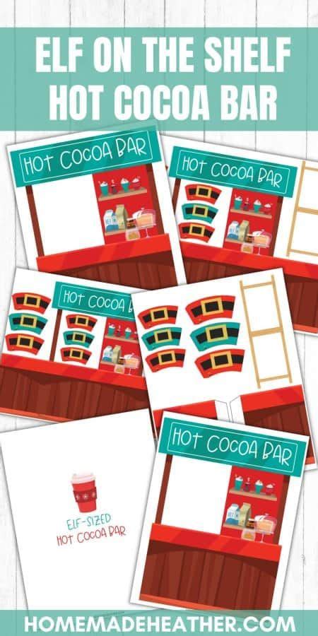 Elf On The Shelf Hot Cocoa Bar Printables In Elf On The Shelf