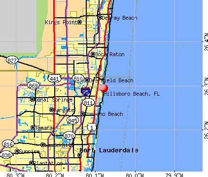 Hillsboro Beach Florida Map | Zip Code Map