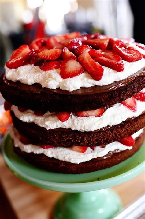 The Pioneer Woman Strawberry Chocolate Layer Cake Food Network Show