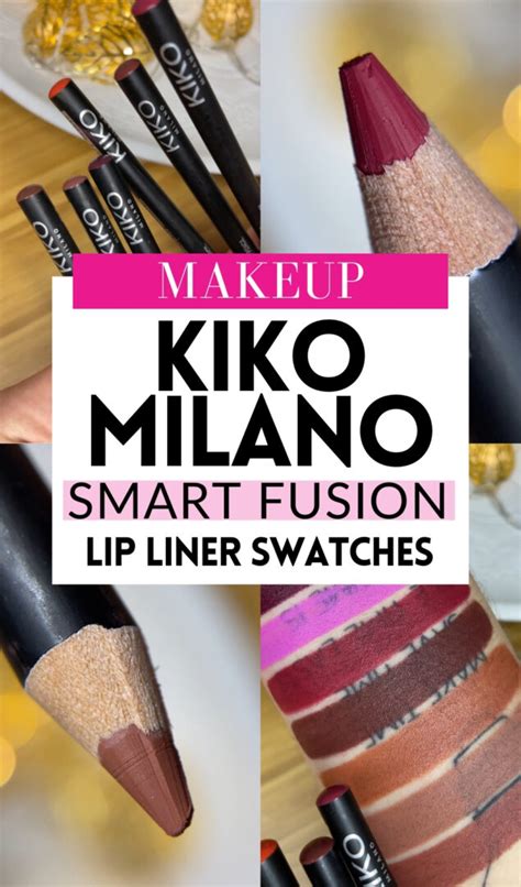 9 Gorgeous Kiko Smart Fusion Lip Pencil Swatches Review