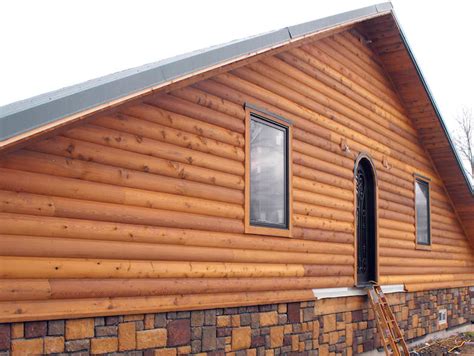 Discount Cedar Log Siding Home Buffalo Lumber