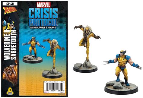 Marvel Crisis Protocol Wolverine And Sabretooth