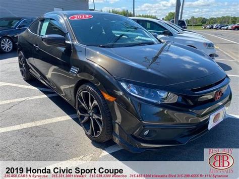 2019 Honda Civic Sport Coupe Everyone Approved Low Miles Cars And For Sale In Waterloo Ny