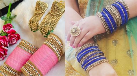 Indian Ethnic Traditional Glass Bangles Design Sets Youtube