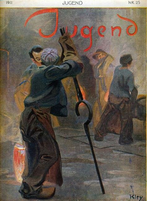 Jugend Cover Art 1911 Retro Illustration Vintage Poster Art